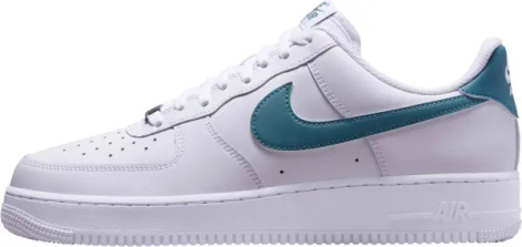 Кросівки Nike AIR FORCE 1 07 біло-темно-бірюзові FJ4146-114