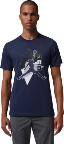 Футболка Nike AIR JORDAN GRAPHIC TEE темно-синя FD7031-410