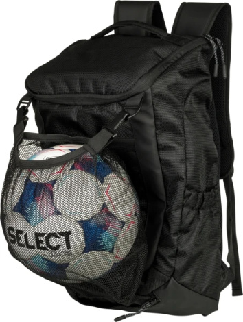 Рюкзак із сіткою для м'яча Select BACKPACK NET V25 23L чорний 816070-111
