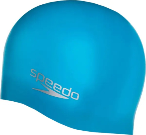 Шапочка для плавання Speedo PLAIN MOULDED SILICONE CAP AU блакитна 8-70984D437