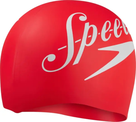 Шапочка для плавання Speedo SLOGAN PRT CAP AU червоно-біла 8-0838514614