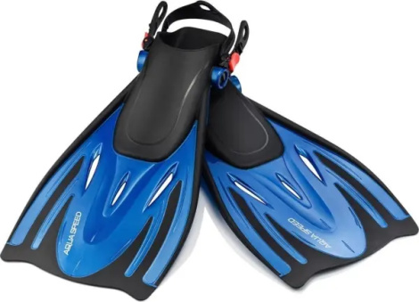 Ласти дитячі Aqua Speed WOMBAT KID синьо-чорні 528-11