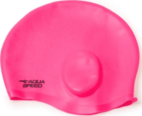 Шапочка для плавания Aqua Speed ​​EAR CAP COMFORT розовая 289-03