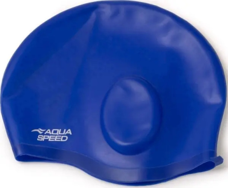 Шапочка для плавания Aqua Speed EAR CAP COMFORT синяя 289-01