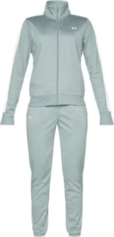 Спортивный костюм женский Under Armour TRICOT бирюзово-белый 1365147-477