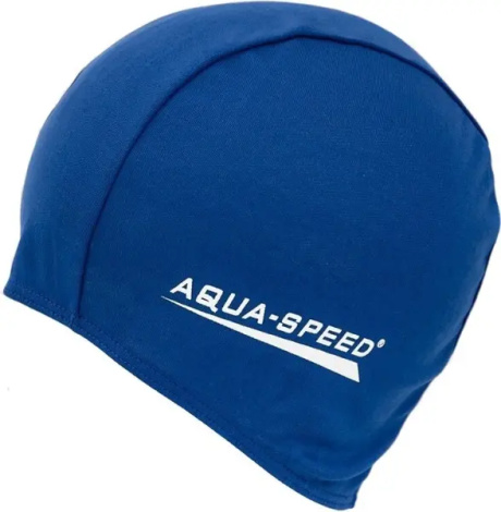 Шапочка для плавання Aqua Speed POLYESTER CAP синя 091-10