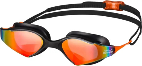 Окуляри для плавання Aqua Speed BLADE MIRROR чорно-помаранчеві 060-75