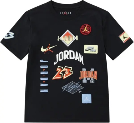 Футболка підліткова Nike JORDAN DYNASTY PATCH чорна 95F385-023