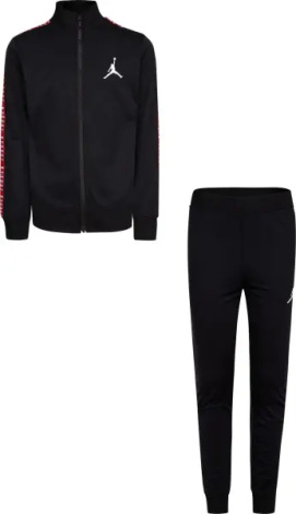 Спортивный костюм подростковый Nike AIR JORDAN TRICOT SET черно-красный 95A449-023