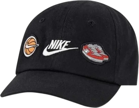 Кепка детская Nike STATEMENT PATCH CLUB черная 8A3159-K90