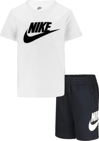 Комплект літній дитячий Nike SPORTSWEAR CLUB біло-чорний 86L596-F66