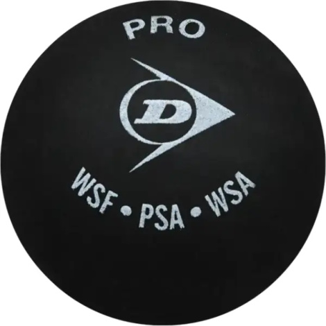 Мяч для сквоша Dunlop PRO 2 черно-белый 700108PRO