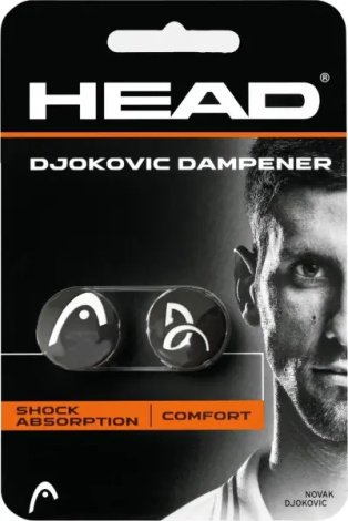 Віброгасники для ракеток Head DJOKOVIC DAMPENER чорні (2 штуки) 285704 bk