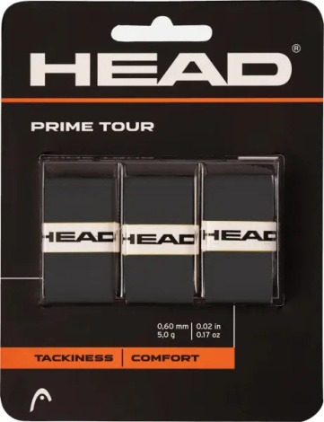 Обмотка для ракеток Head PRIME TOUR чорна (3 штуки) 285-621