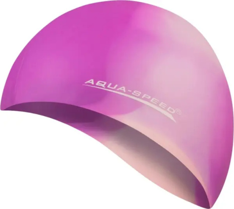 Шапочка для плавання Aqua Speed BUNT бузково-світло-рожева 113-65