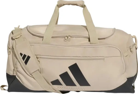 Сумка спортивная Adidas TRAINING DEFENDER DUFFLE BAG MEDIUM 60,6L бежевая KT3154