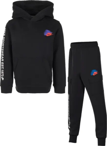 Спортивний костюм підлітковий Nike SPORTSWEAR STANDARD ISSUE чорний HM4339-010__HM4337-010