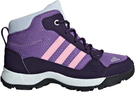 Ботинки для хайкинга детские Adidas TERREX HYPERHIKER MID фиолетово-темно-фиолетово-светло-розовые G27789