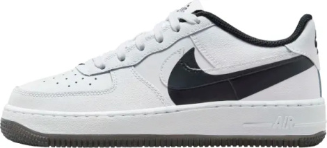 Кроссовки подростковые Nike AIR FORCE 1 LV8 4 (GS) бело-черные FQ4118-100