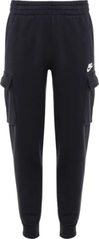 Спортивні штани підліткові Nike SPORTSWEAR CLUB FLEECE CARGO чорні FD3012-010