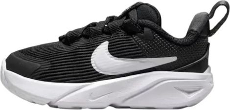 Кроссовки детские Nike STAR RUNNER 4 NN (TD) черно-белые DX7616-001