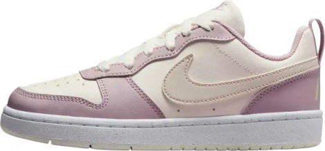Кросівки підліткові Nike COURT BOROUGH LOW RECRAFT (GS) бежево-світло-рожеві DV5456-129