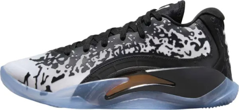 Кроссовки баскетбольные подростковые Nike AIR JORDAN ZION 3 (GS) черно-бело-оранжевые DV3869-018
