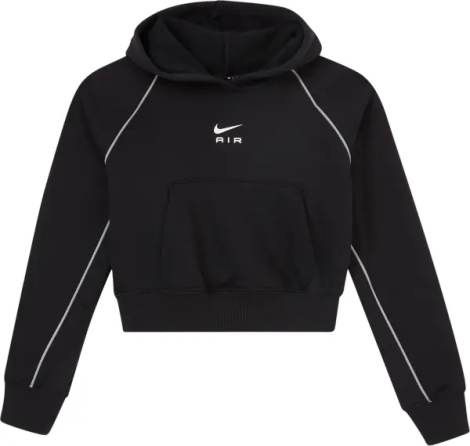 Худи подростковое Nike AIR FRENCH TERRY CROP черное DQ8932-010