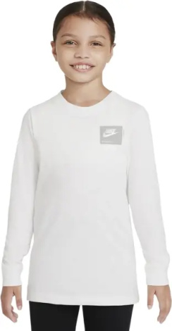 Лонгслів підлітковий Nike SPORTSWEAR білий DM3456-100