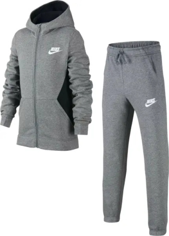 Спортивний костюм підлітковий Nike SPORTSWEAR сіро-чорний CJ4342-091