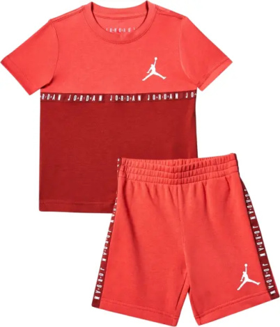 Комплект летний детский Nike JORDAN JUMPMAN красно-бордовый 85D001-R0F