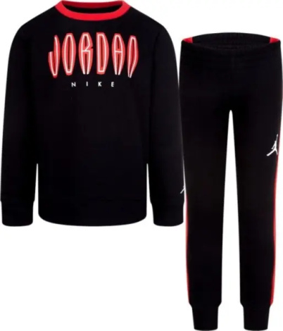 Спортивний костюм дитячий Nike JORDAN MVP STATEMENT чорно-червоний 85B725-023