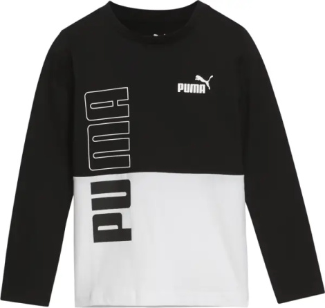 Лонгслив детский Puma POWER черно-белый 859772-01