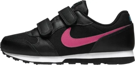 Кросівки дитячі Nike MD RUNNER 2 (PSV) чорно-рожеві 807317-020
