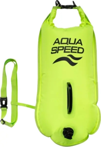 Гермомішок (буй) Aqua Speed ​​OPEN WATER SWIM BUOY 17L лаймовий 746-11