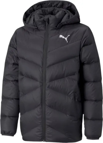 Пуховик подростковый Puma PACKLITE DOWN черный 589565-01