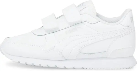Кроссовки детские Puma ST RUNNER V3 LEATHER белые 384905-02