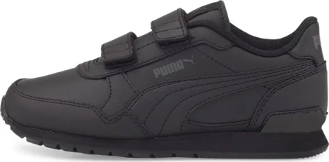 Кроссовки детские Puma ST RUNNER V3 LEATHER черные 384905-01