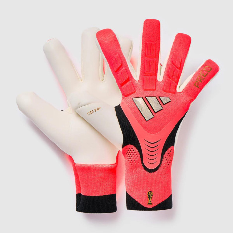 Воротарські рукавички adidas Predator Pro - червоний/чорний