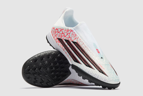 Детские сороконожки Adidas F50 League Laceless x Lamine Yamal TF Junior KJ3779