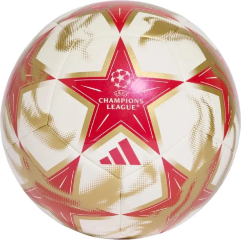 Футбольный мяч Adidas UCL CLUB кремово-красно-золотой Размер 4 KE9764