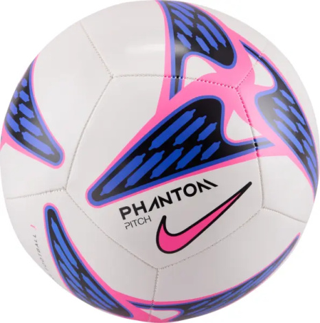 Футбольный мяч Nike PHANTOM бело-розово-синий Размер 4 HV6335-102