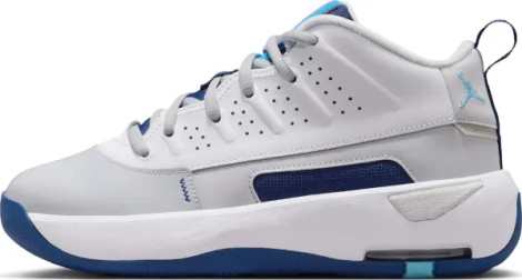 Кросівки підліткові Nike JORDAN MAX AURA 7 (GS) біло-світло-сіро-темно-сині HQ2089-101