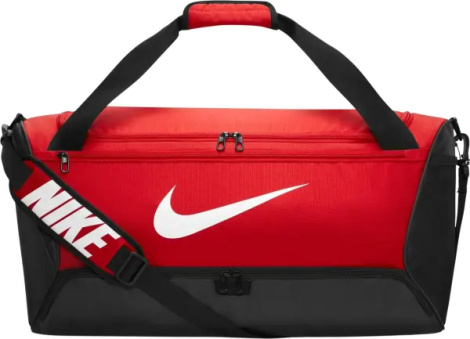 Сумка спортивная Nike BRASILIA 9.5 TRAINING DUFFEL BAG M 60L красная DH7710-657