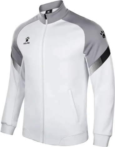 Олимпийка (мастерка) Kelme WARRIOR бело-серая 8061WT1009.9243