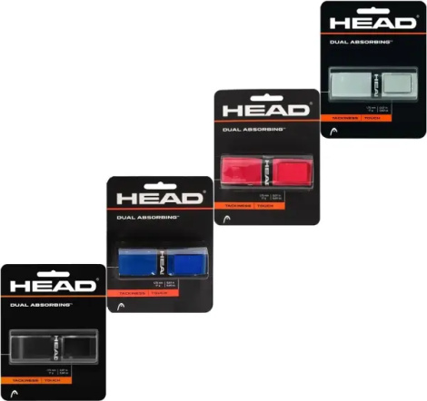 Ручка для ракеток Head DUAL ABSORBING GRIP DOZEN разноцветная (поштучно) 285-034
