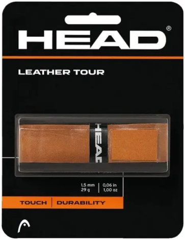 Ручка для ракеток Head LEATHER TOUR коричневая 282010