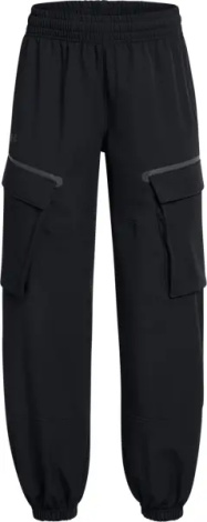 Спортивные штаны женские Under Armour UNSTOPPABLE CARGO черные 1386481-001