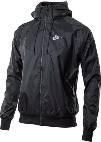 Ветровка Nike M NSW SPE WVN LND WR HD JKT черная DA0001-010