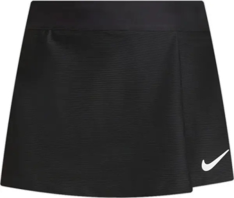Юбка для тенниса подростковая Nike COURT DRI-FIT VICTORY черная CV7575-010